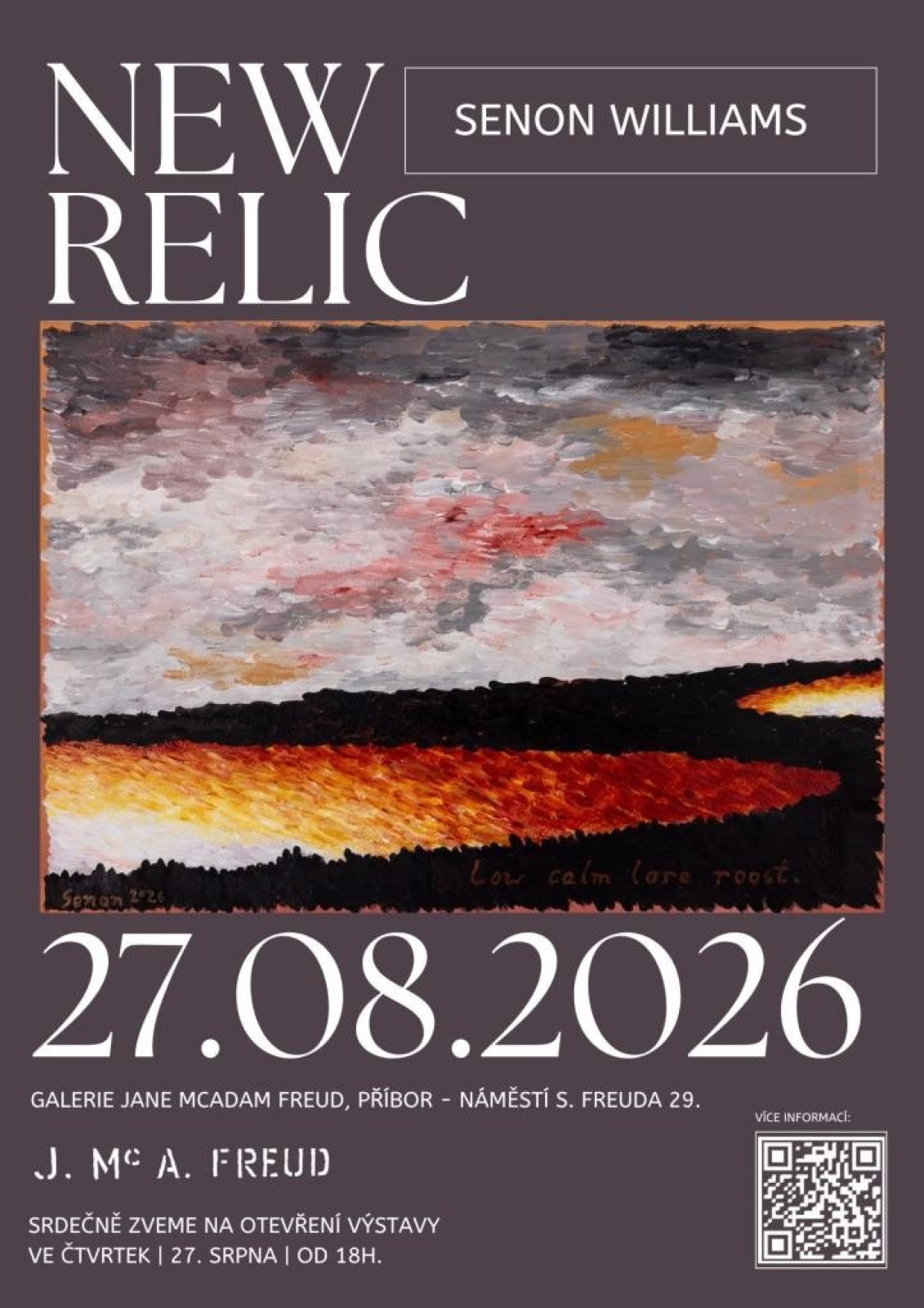 VÝSTAVA: Senon Williams - New relic