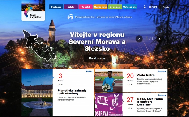 Vaše speciální nabídka služeb může být součástí nového portálu Severnimorava.travel