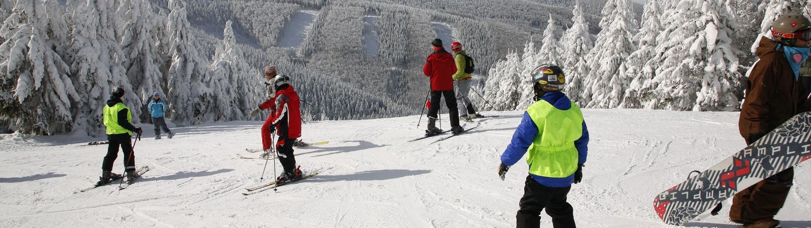 Lyžovačka v Beskydech