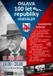 100 let republiky Hukvaldy plakát